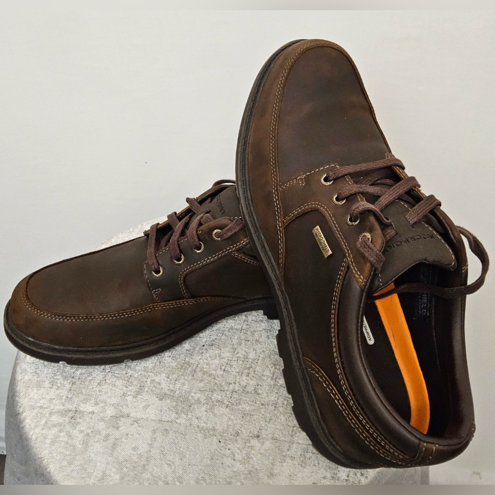 Rockport Waterproo fLeather Men’s Size 9 Shoes HydroShield(O7✨
